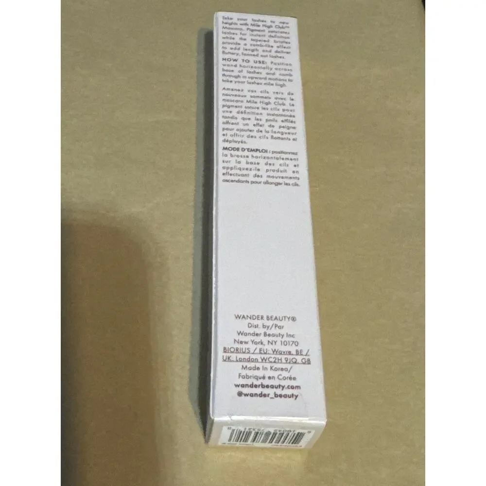 Wander Beauty Mile High Club Length & Define Mascara Espresso 0.31 oz NIB